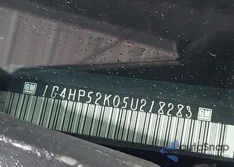 2005 Buick Lesabre Custom z USA, uszkodzony, nr VIN 1G4HP52K05U218283